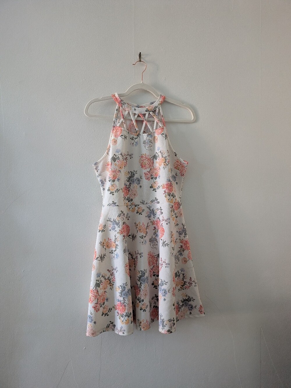Floral Mini Dress Size L